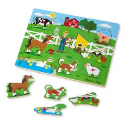 Melissa &amp; Doug® 8pc. Old MacDonald's Farm Sound Puzzle