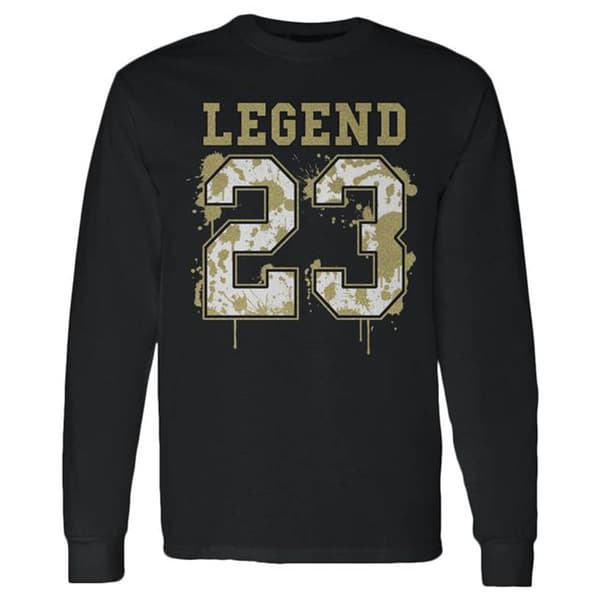 Boys (8-20) 23 Legend Splatter Long Sleeve w/ Earbuds - image 