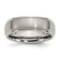 Mens Endless Affection&#40;tm&#41; Ridged Edge 7mm Polished Wedding Band - image 1