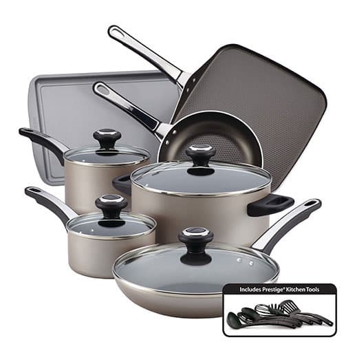 Farberware&#40;R&#41; High Performance Nonstick 17pc. Cookware Set - image 
