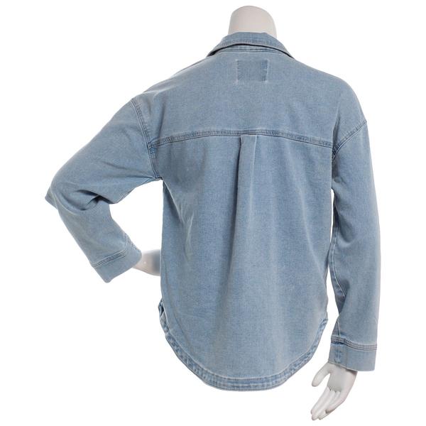 Juniors Wallflower Kenna Denim Shacket