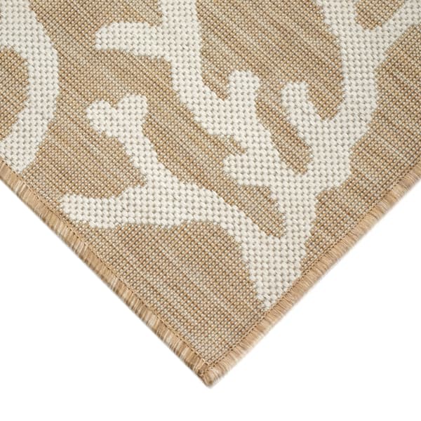 Liora Manne Carmel Coral Border Indoor/Outdoor Rectangle Area Rug