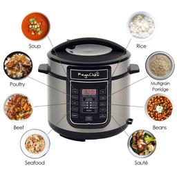 Megachef Digital Pressure Cooker w/ Multi-Function Features
