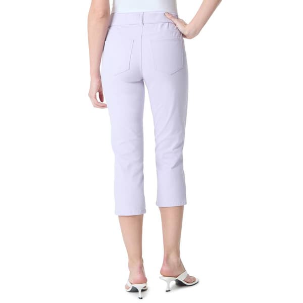 Womens Gloria Vanderbilt Shape Effect Pull On Solid Capris