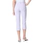 Womens Gloria Vanderbilt Shape Effect Pull On Solid Capris - image 2