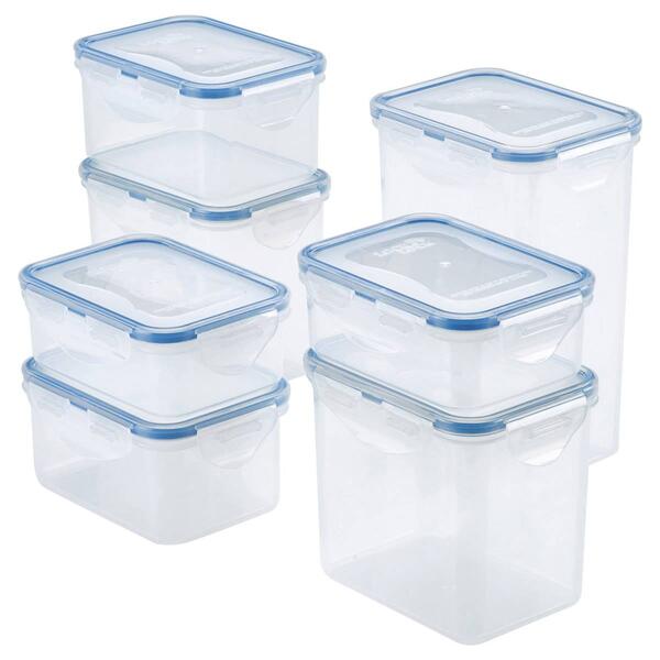 Lock & Lock 14pc. Rectangular Food Storage Container Set - image 