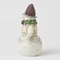 Jim Shore Woodland Glen Snowman Pinecone Hat Christmas Figurine - image 3