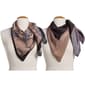 Womens Steve Madden 2pk. Rose Pleated Square Scarf Set - image 1