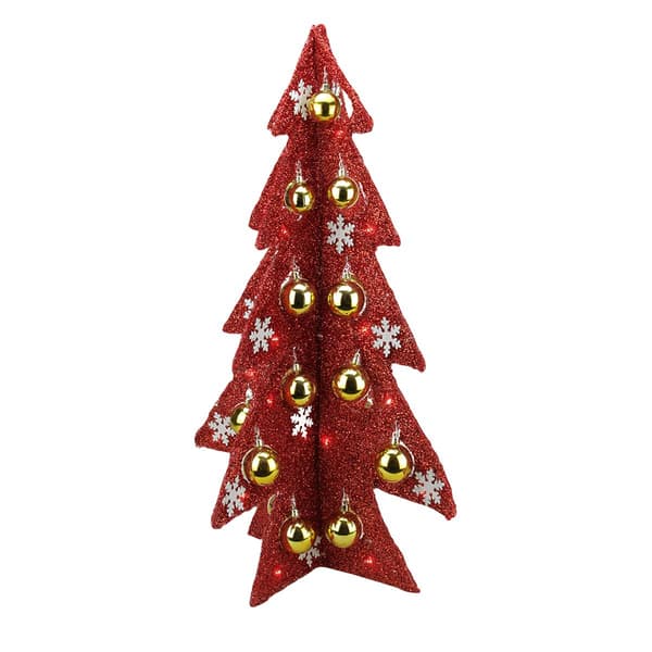 Northlight LED Lighted Christmas Tree w/ Ornaments Decor - image 