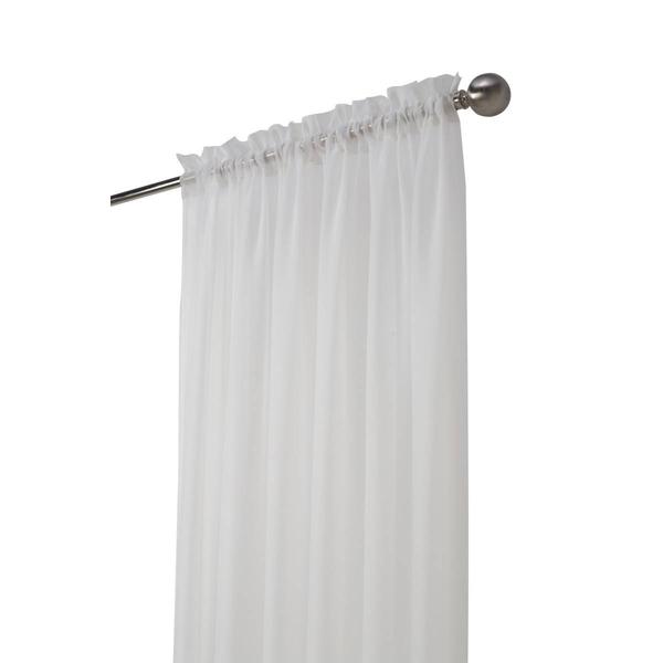 Rhapsody™ Voile Rod Pocket Curtain Panel - 54 Width