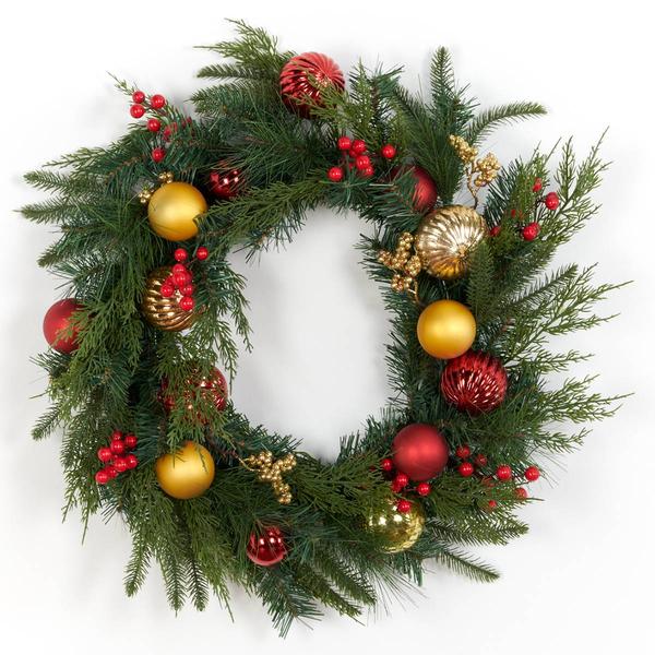 Pinecone Gold Wreath - image 
