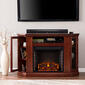 Southern Enterprises Warm Cherry Media Electric Fireplace - image 1