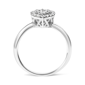 Haus of Brilliance 3/8ctw Lab Grown Diamond Cluster Promise Ring - image 5