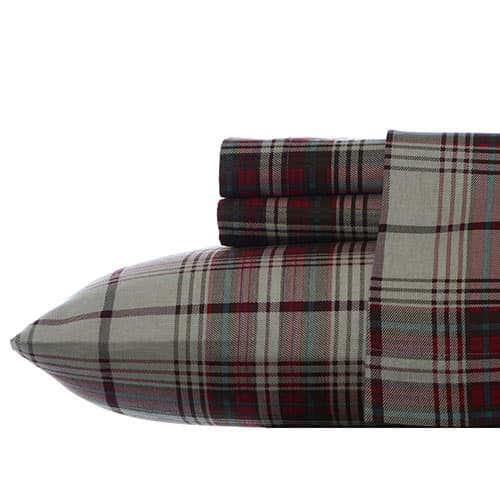 Eddie Bauer(R) Montlake Plaid Flannel Sheet Set