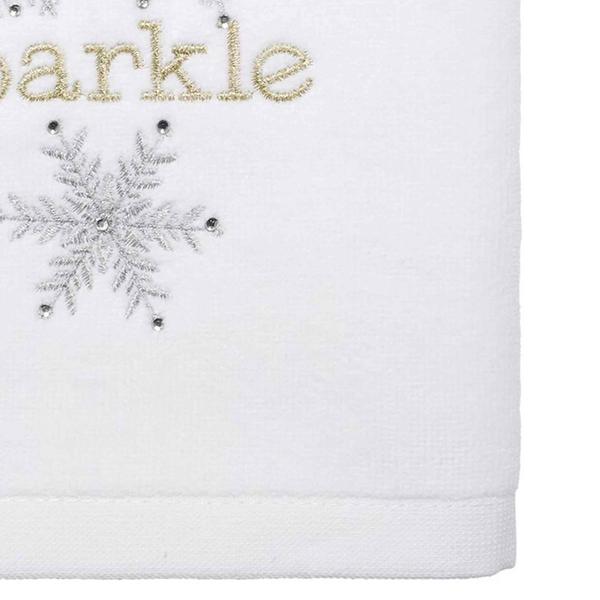 Avanti Snowflake 2pk. Hand Towel Set