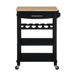 Convenience Concepts 4-Tier Butcher Block Kitchen Cart