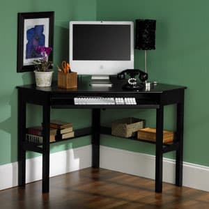 Southern Enterprises Corner Computer Desk - image 