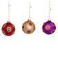 Kurt S. Adler 80MM Starburst Gem Glass Ball Ornaments - Set of 6 - image 4