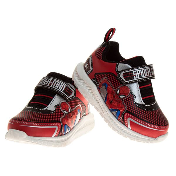 Little Boys Marvel Spider-Man Light-Up Red Athletic Sneakers