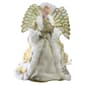 Northlight Seasonal 12in. Lighted Fiber Optic Angel Tree Topper - image 1