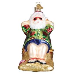 Old World Christmas Sunning Santa