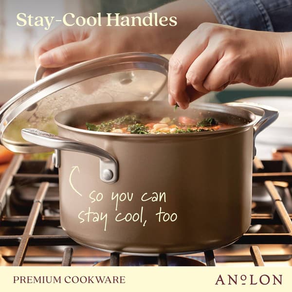 Anolon&#174; Ascend Hard Anodized Nonstick Saucepot with Lid - 4-Quart