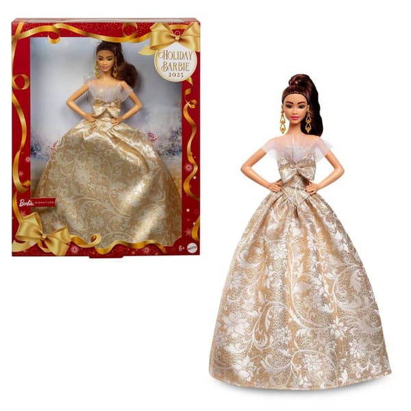 Barbie(R) 12 Signature 2025 Holiday Barbie Fashion Doll - Asian