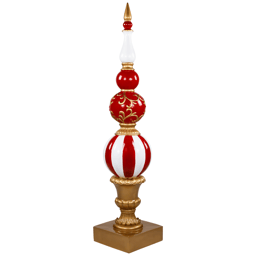Northlight 48in. Candy Cane Ball Finial Christmas Decoration