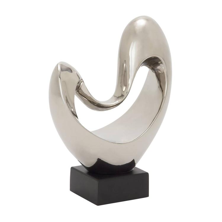 9th & Pike® Modern Porcelain Abstract Sculpture