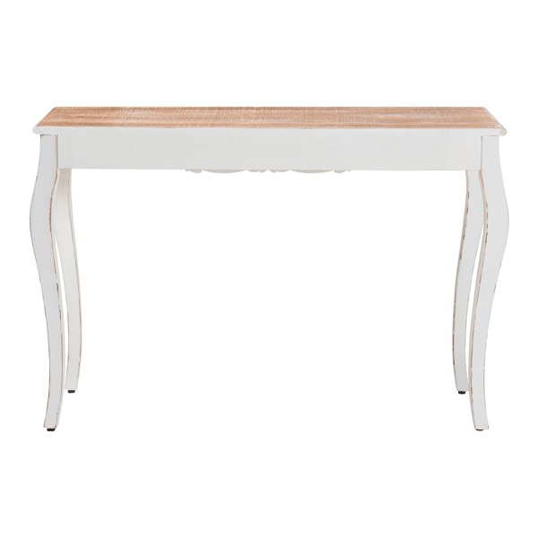 Baxton Studio Riquin Distressed Wood Console Table