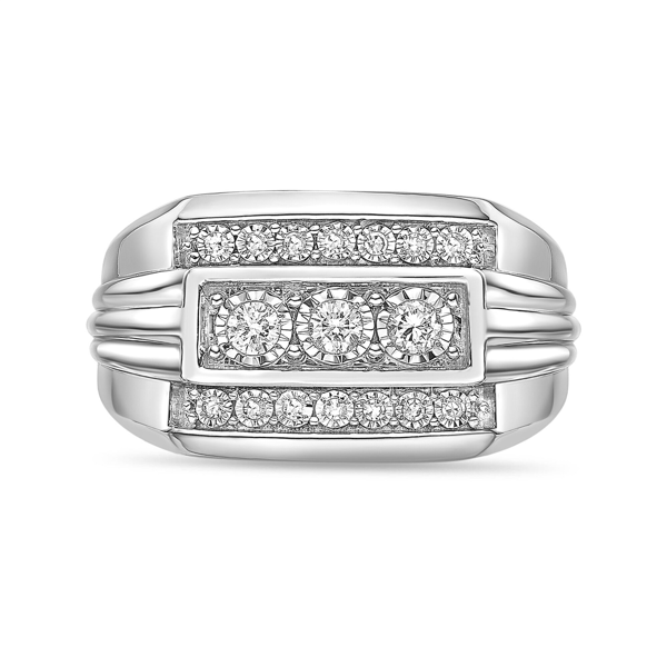Mens Lynx 1/4ctw. Miracle Set Lab-Grown Diamond Ring - 2R25SI