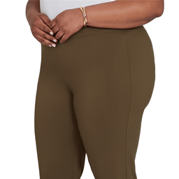 Plus Size Emaline La Vita Costiera Pull On Straight Leg Pants