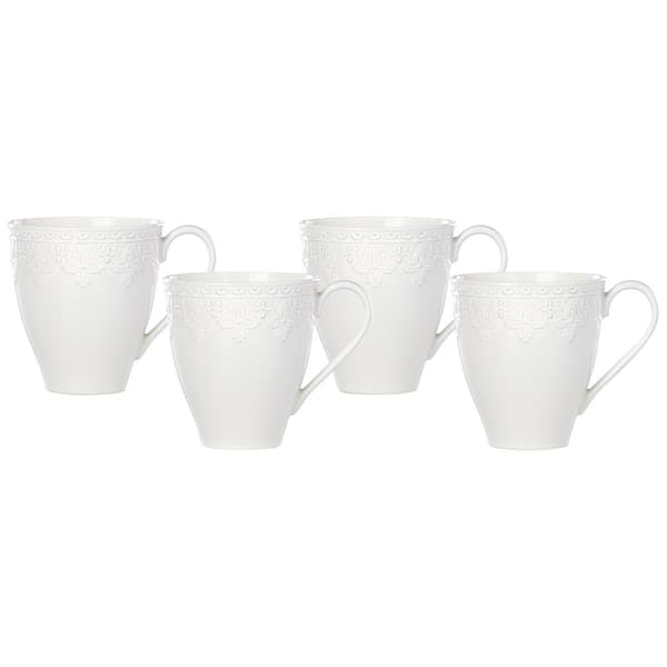 Lenox&#40;R&#41; Chelse Muse Fleur White&#40;tm&#41; 4pc. Mug Set - image 