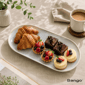 Sango Anderson Cream Large Stoneware Serving Platters - Set of 2 - image 4