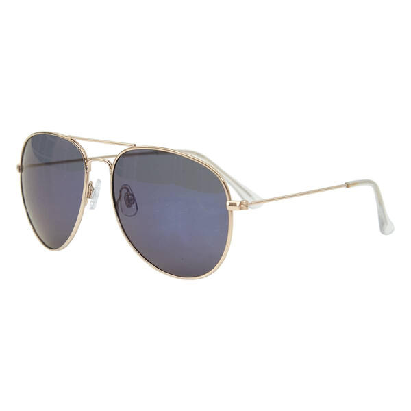 Womens Surf n Sand Ansley Polarized Metal Aviator Sunglasses - image 