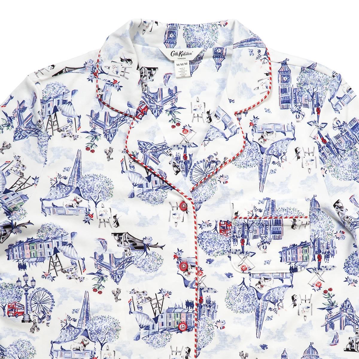 Womens Cath Kidston™ London Long Sleeve Toile Pajama Set