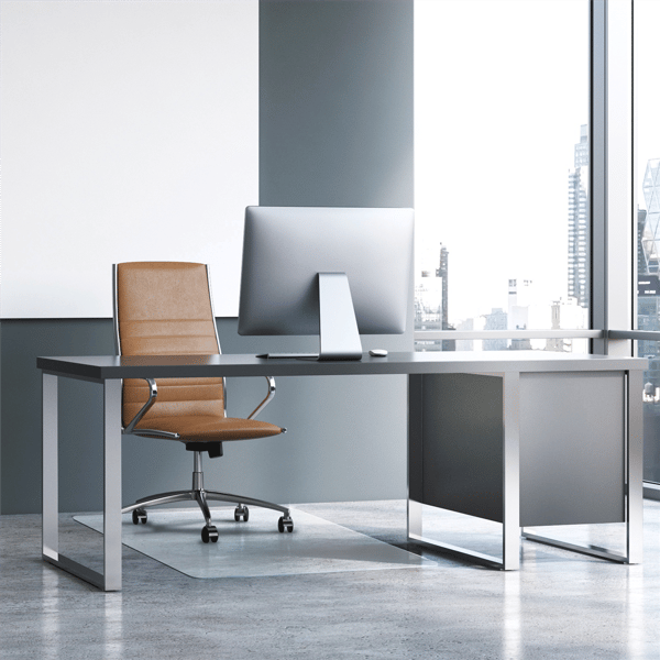 Floortex® Glaciermat® Heavy Duty Glass Chair Mat