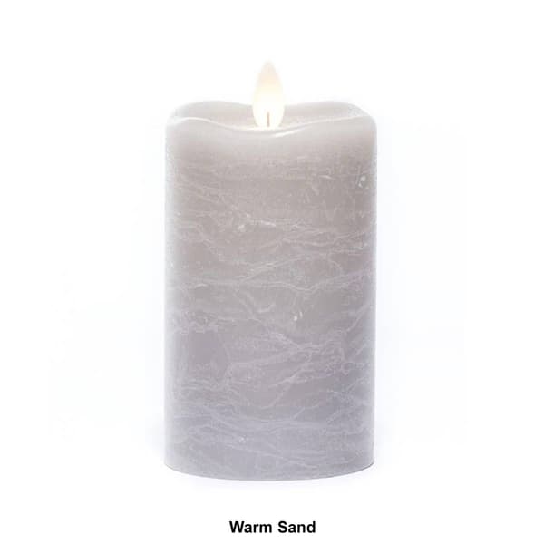 Mirage Gold Collection LED Flameless Pillar Candle