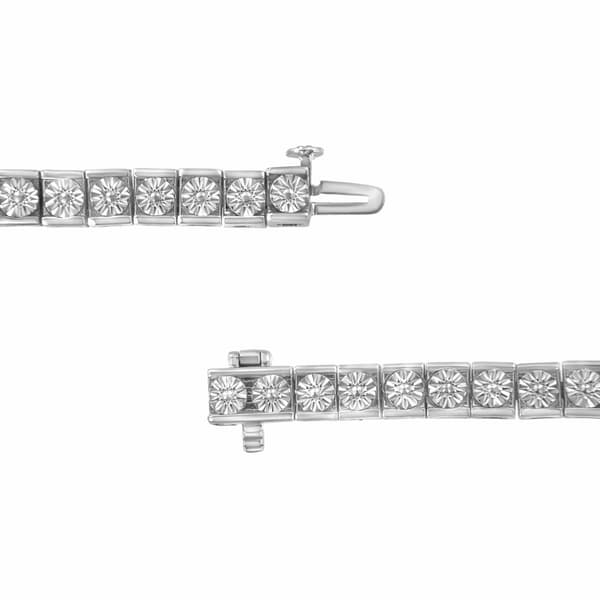 Haus of Brilliance Diamond Accent Classic Tennis Bracelet