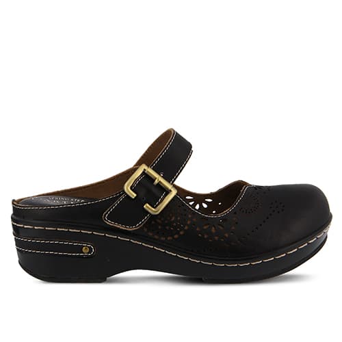 Womens L’Artiste by Spring Step Aneria Clogs-Black