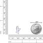 Gemminded Sterling Silver 5mm Double Heart Created Opal Pendant - image 5