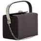D''Margeaux Evening Box Clutch with chain and Rhinestone Handle - image 3