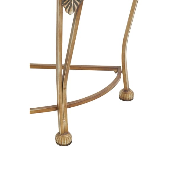 9th &amp; Pike® Metal Chippendale Console Table