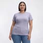 Plus Size Architect(R) Short Sleeve Drop Needle Pointelle Tee - image 1