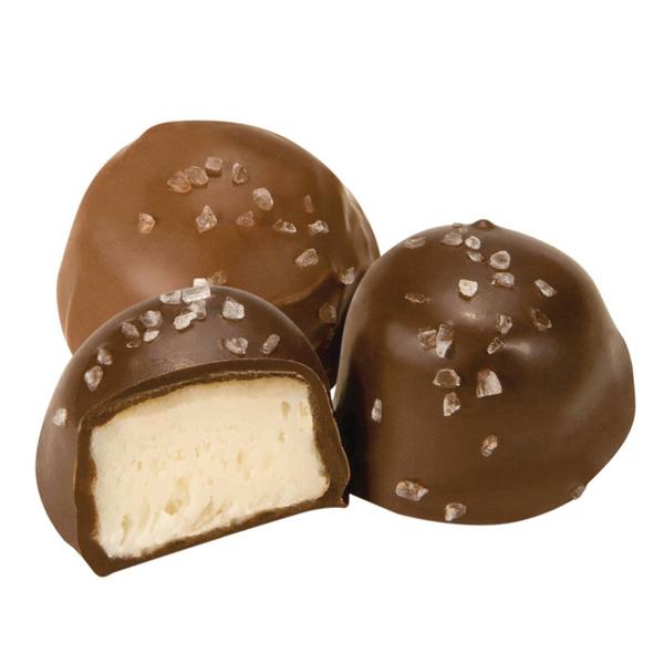 Asher''s Chocolate Co Dark Chocolate Vanilla Butter Creams w/ Sea - image 