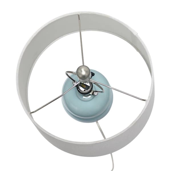 Lalia Home Classix Dual Orb Table Lamp w/Fabric Shade