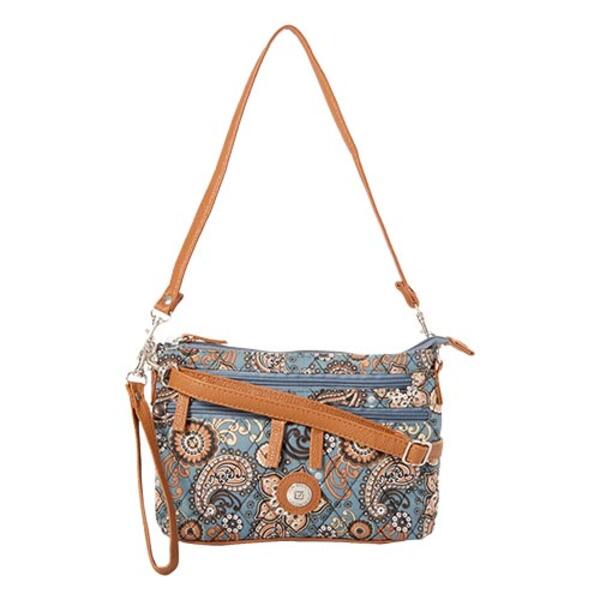 Stone Mountain Quilted Shoulder Bag - Black/Grey - image 