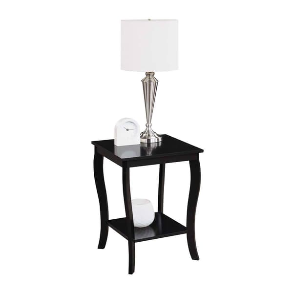 Convenience Concepts American Heritage Square End Table w/ Shelf