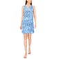 Womens MSK Sleeveless Triple O-Ring Neck Paisley Shift Dress - image 3