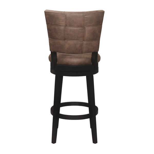 HH2 Home Kaede Wood Bar Height Swivel Stool